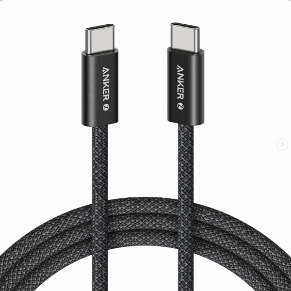 Anker Zolo USB-C to USB-C Braided Cable – 240W Fast Charging | Dirt-Free | 6ft (1.8m) | Ultra-Durable - Image 2